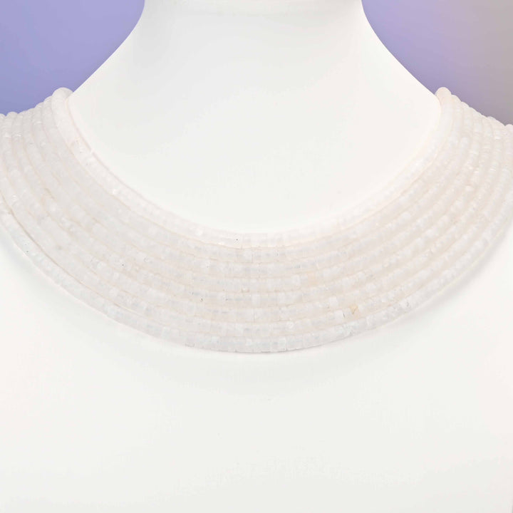 Clear quartz beads, heishi disc, 2x4mm