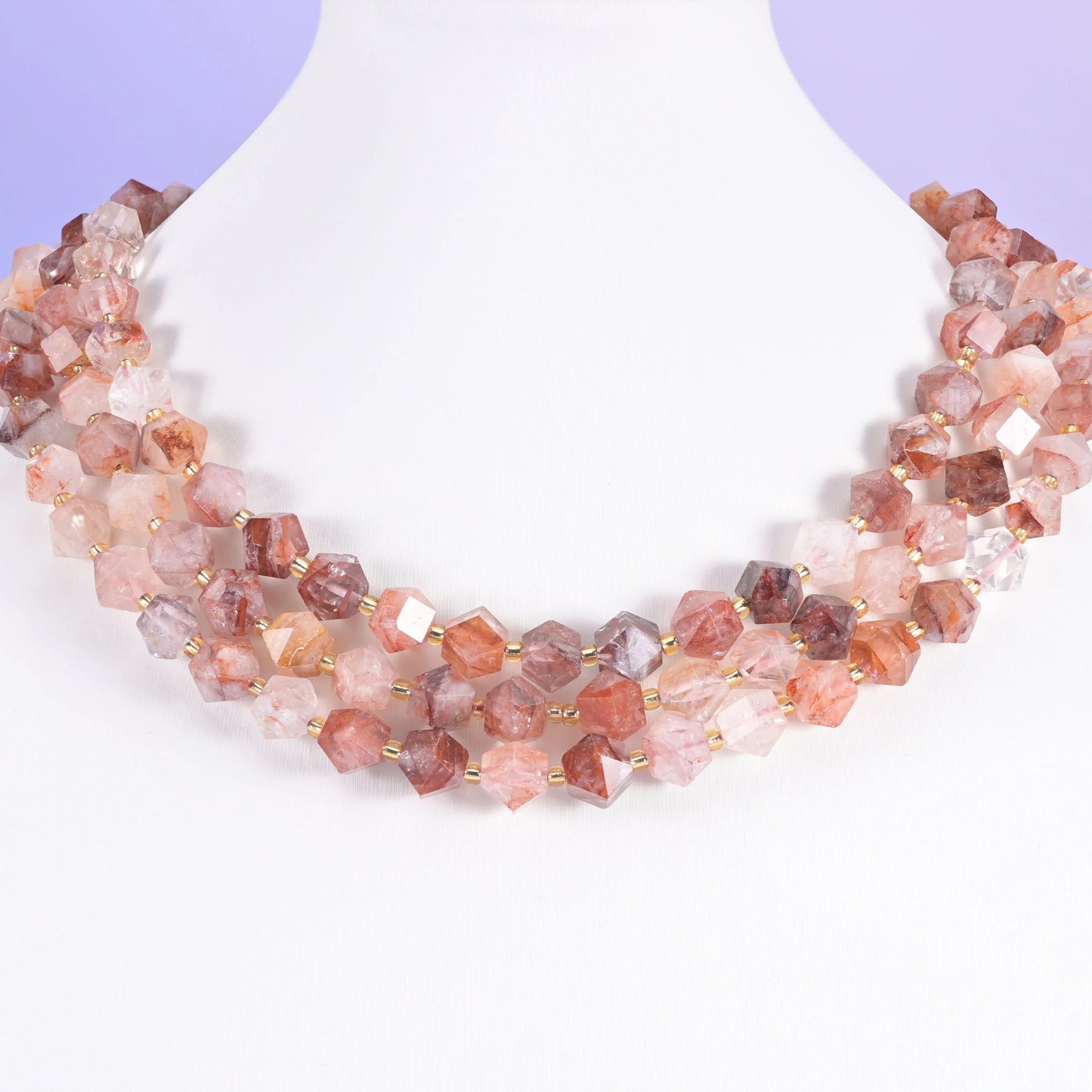 Faceted 8 Sides Diamond Rhombus Gemstone Beads, eight-sided faceted diamond rhombus cut.