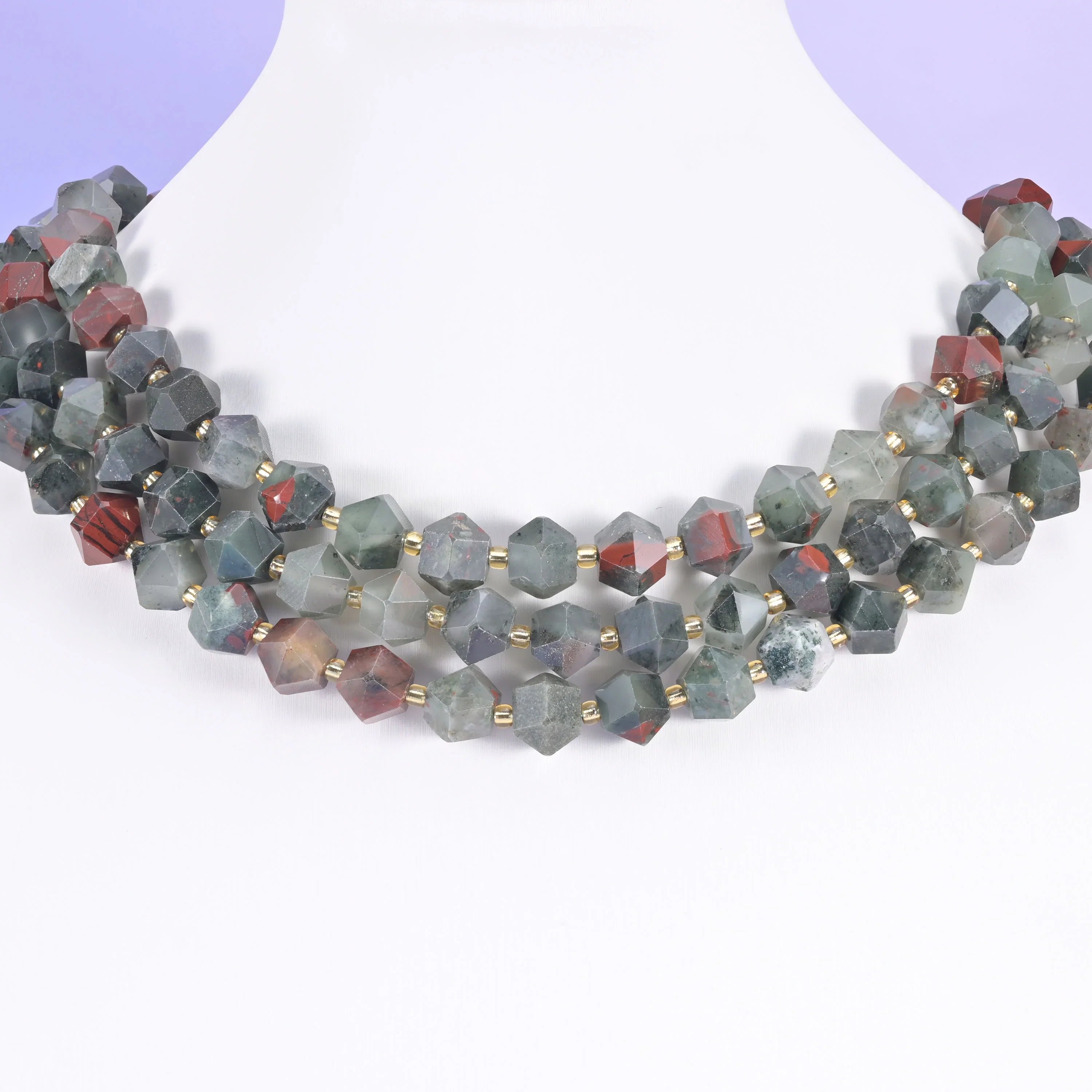 8 Sides Diamond Rhombus Beads 10mm, 15.5 inch strand
