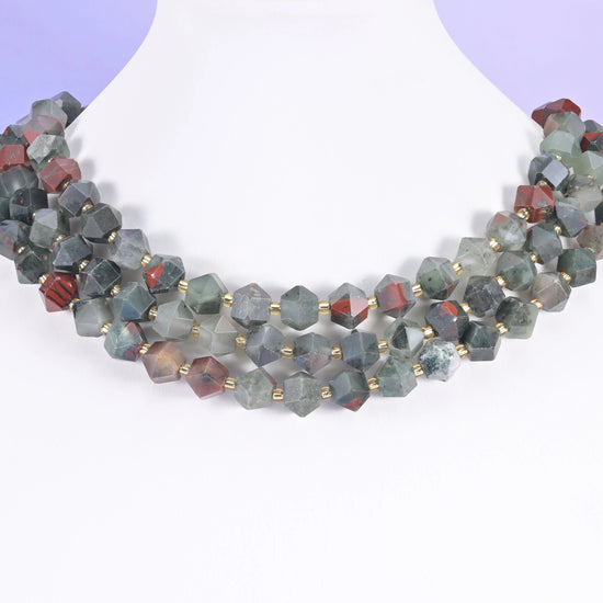 8 Sides Diamond Rhombus Beads 10mm, 15.5 inch strand