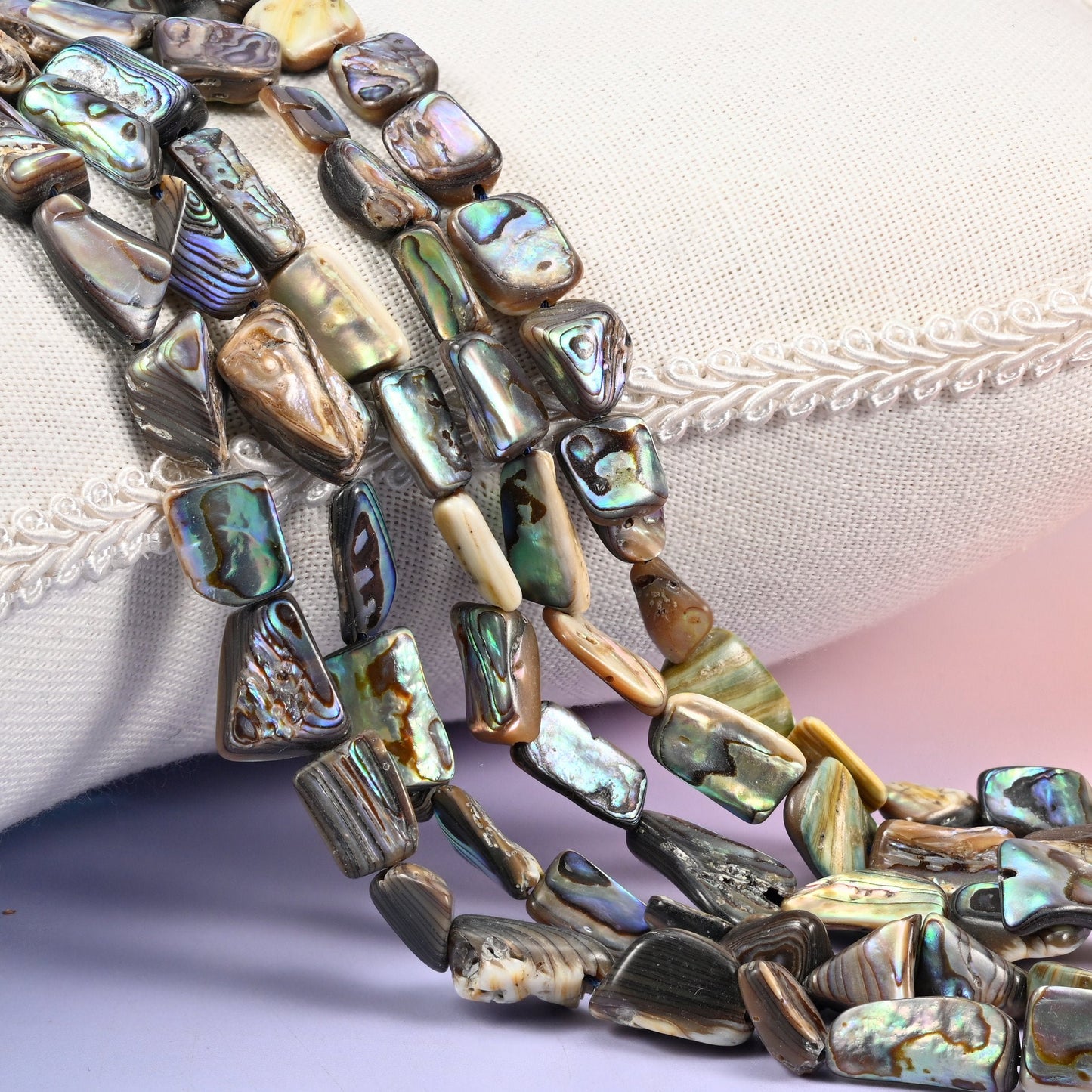 Abalone Shell Freeform Beads
