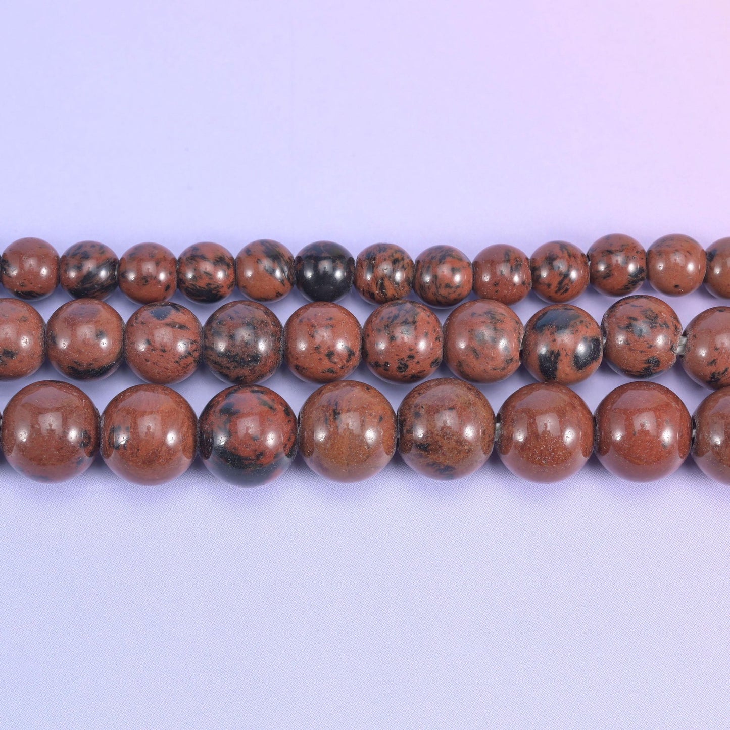 Golden Swan stone beads, smooth round, 6mm, 8mm and 10mm