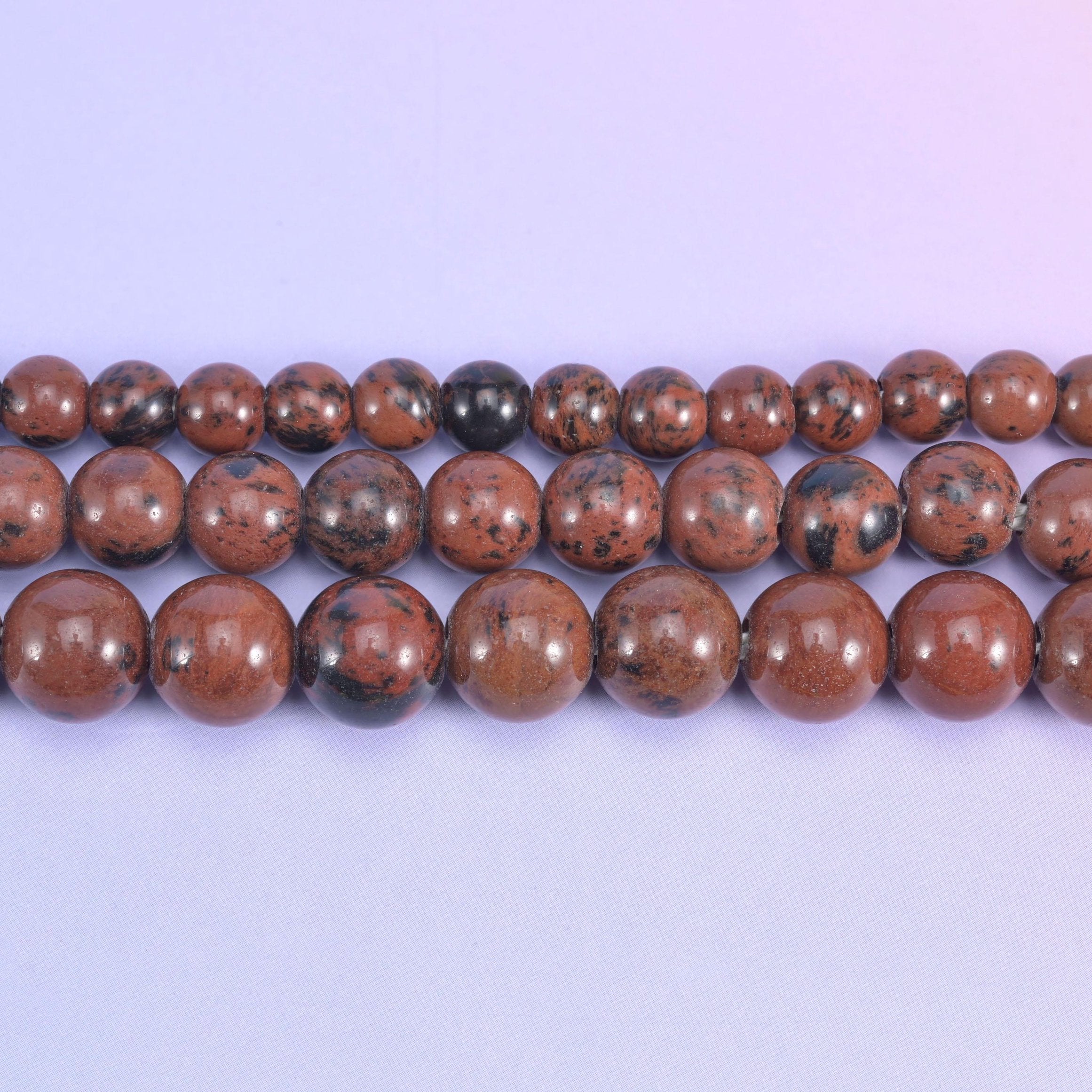 Golden Swan stone beads, smooth round, 6mm, 8mm and 10mm