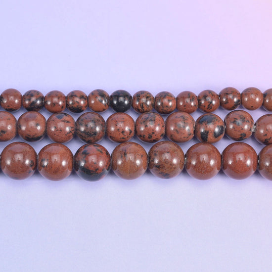 Golden Swan stone beads, smooth round, 6mm, 8mm and 10mm