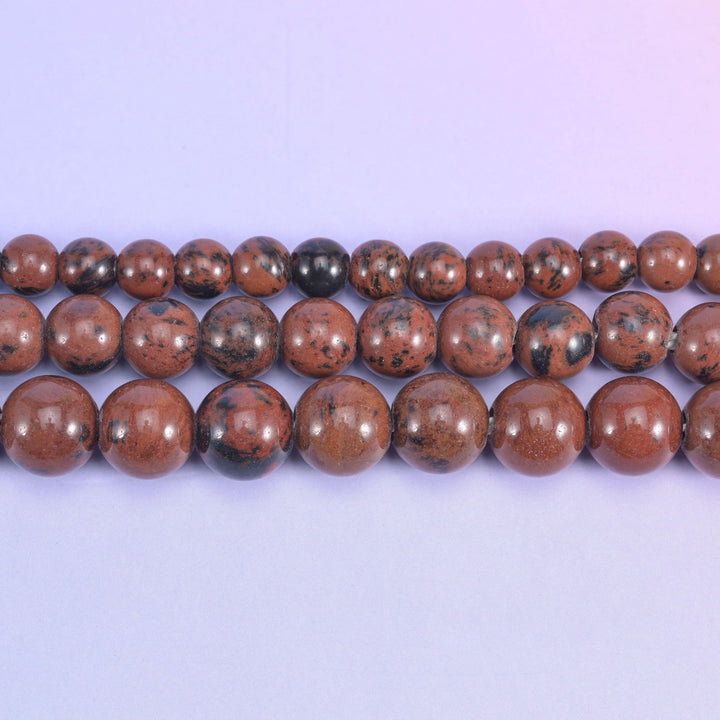 Golden Swan stone beads, smooth round, 6mm, 8mm and 10mm