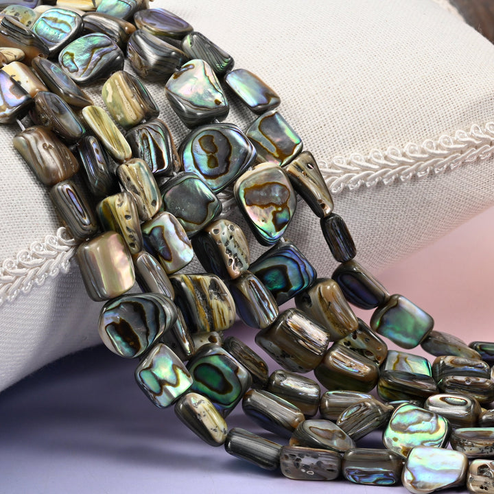 Abalone Shell Rectangle Beads 8x12mm 9x16mm
