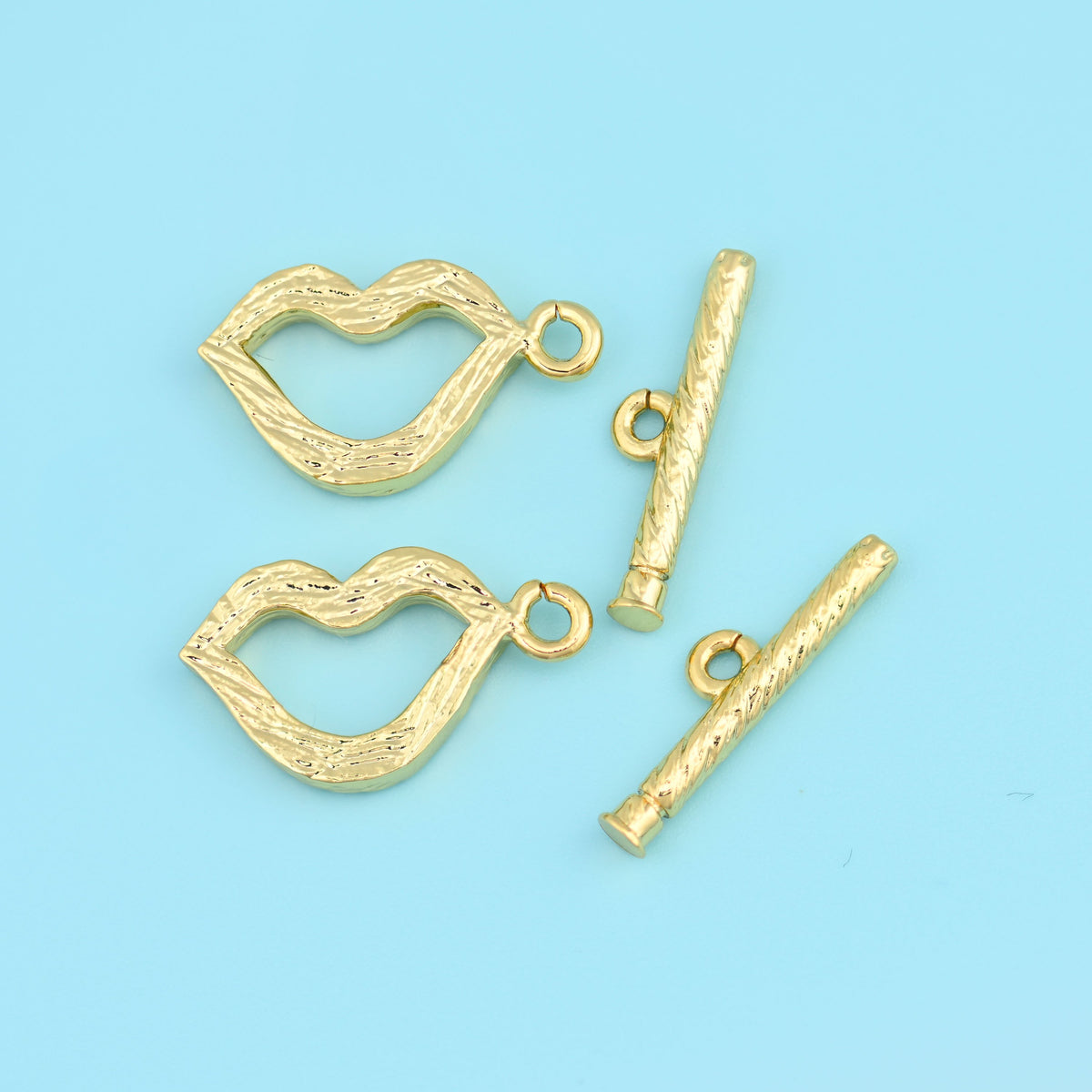 Lips toggle clasp, sold per piece, 1 clasp.