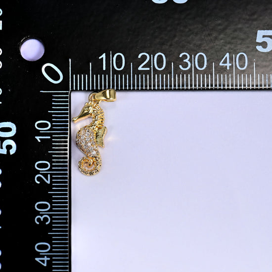 Sea Horse Zircon Pendants, sold individually