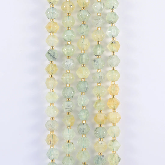Faceted 8 Sided Diamond Cut Gemstone Beads Size 10mm.
