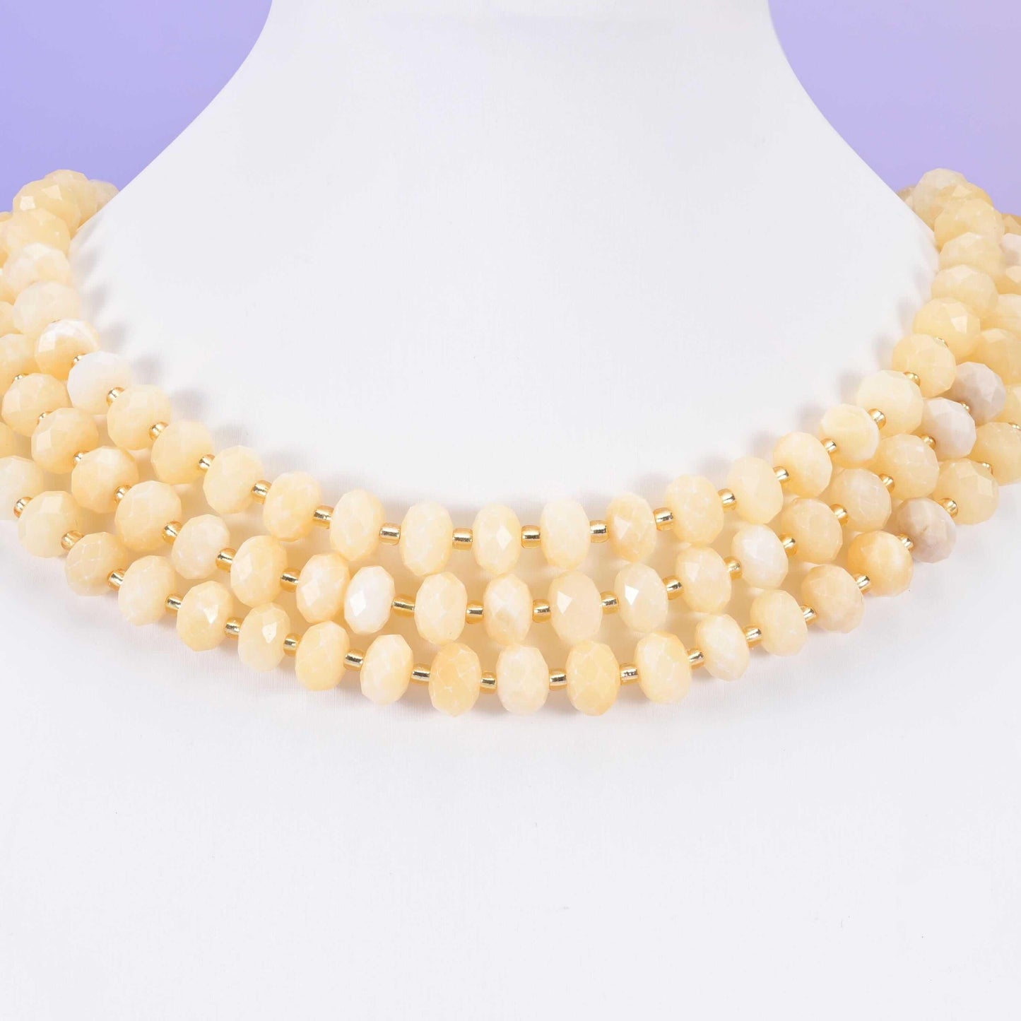 Beige Jade beads, faceted rondelle, Approximately 6x10mm