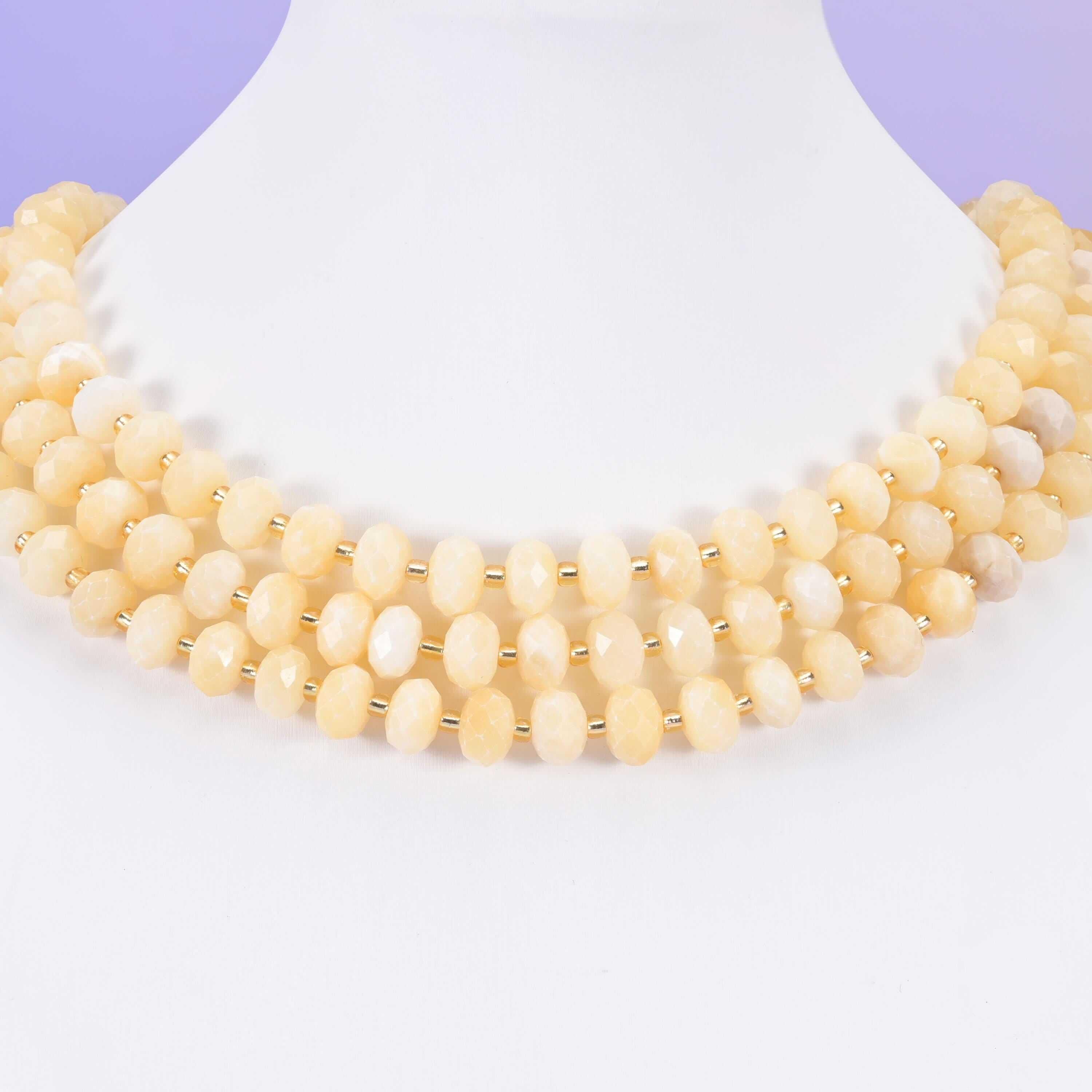 Beige Jade beads, faceted rondelle, Approximately 6x10mm