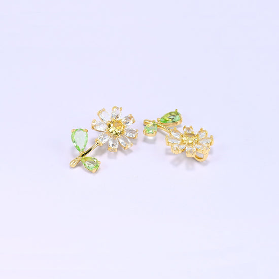 Daisy Flower Charm Pendant, sold individually, 1 piece per order