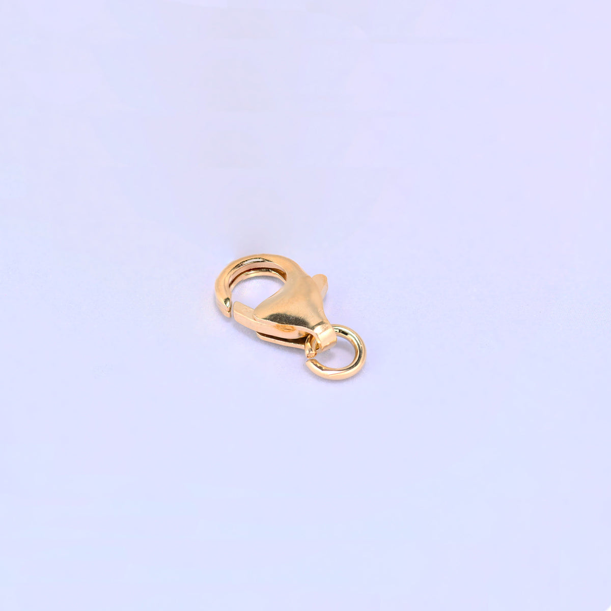 14K gold filled lobster clasp, 6x10mm, diagonal placement with the jump ring at the lower right