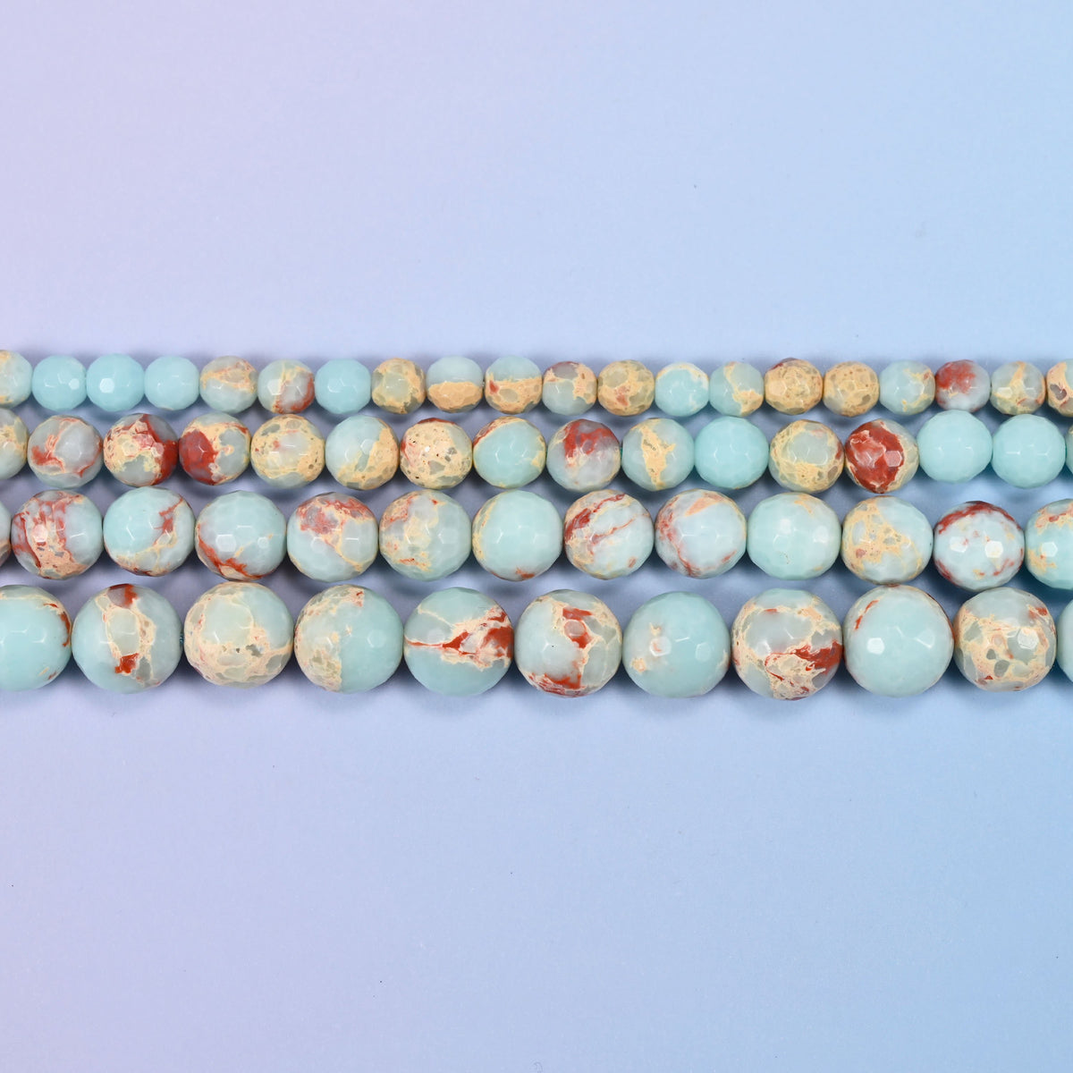 Dyed Blue Shoushan Stone Faceted Round Beads 6mm 8mm 10mm 12mm Jewelry Making 15 Inch Strand