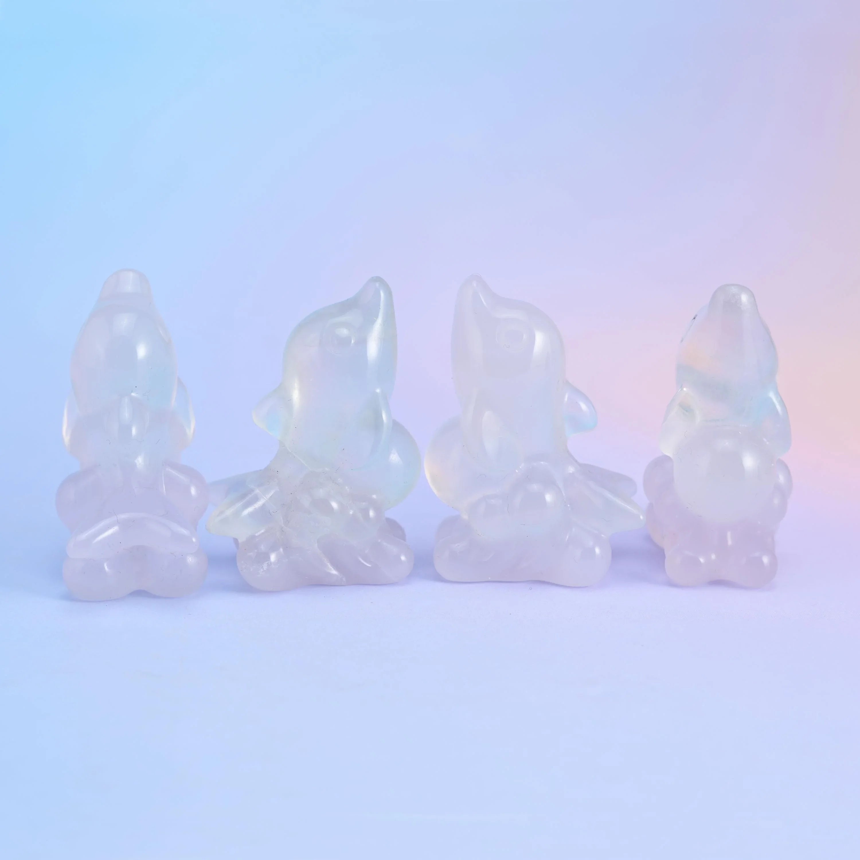 Fluorite dolphin carving, approximately 1.6 oz