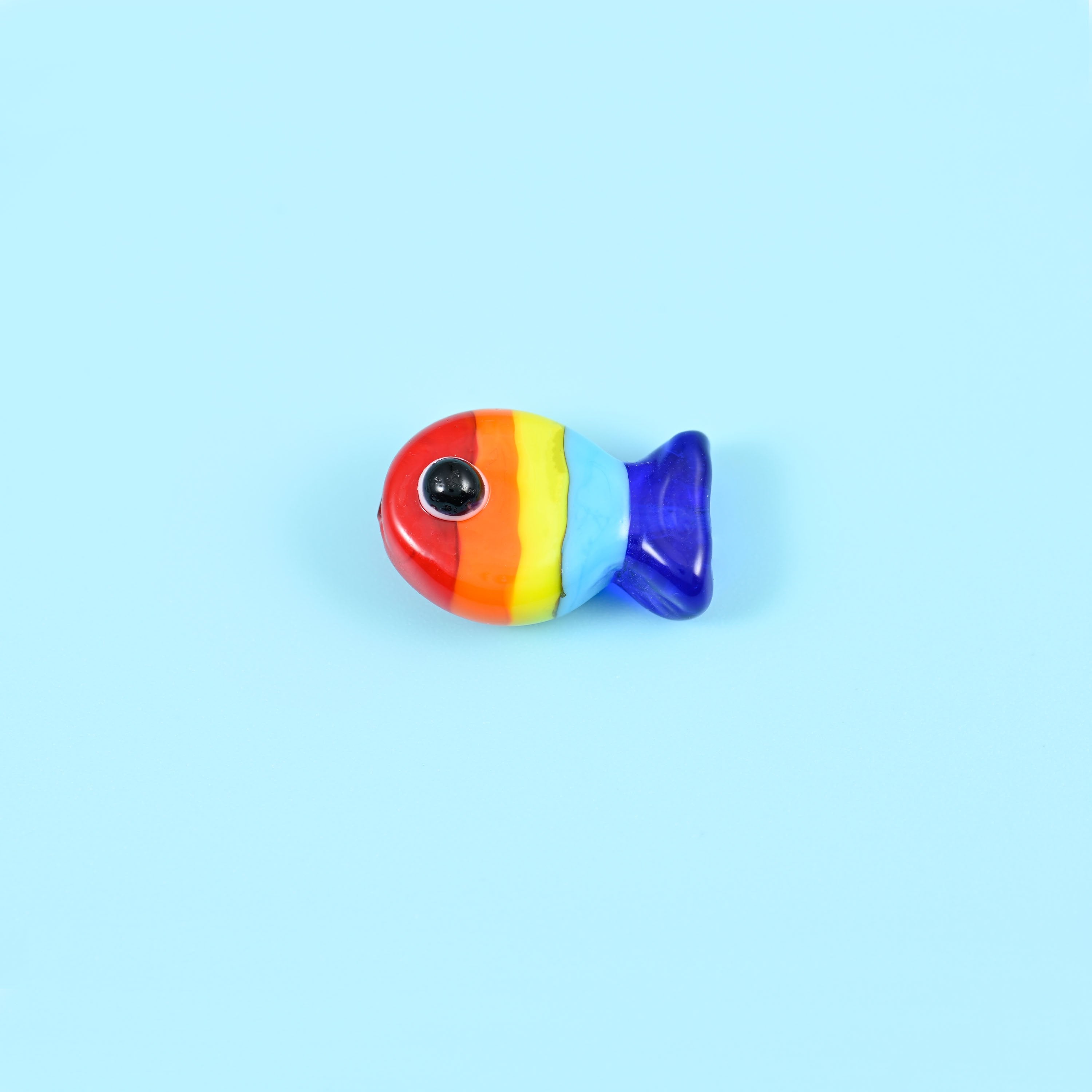Colorful Fish Glass Beads: Jewelry Making Supply