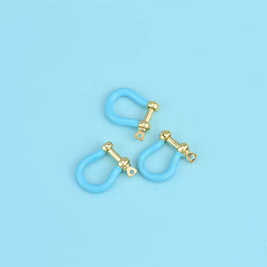 Horse Shoe Shackle Clasp, thickness approximately 4.84mm
