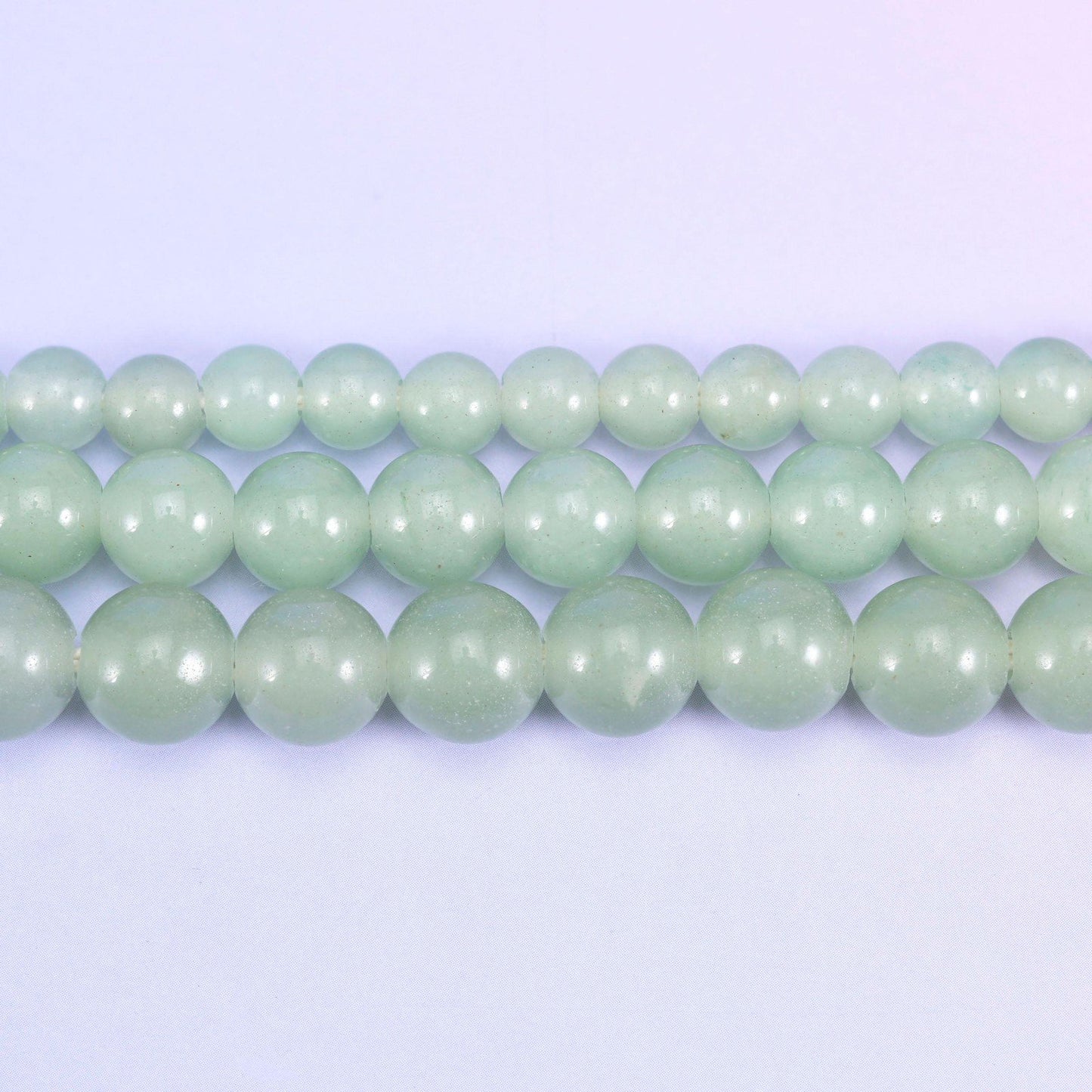 Green Aventurine Smooth Round Beads