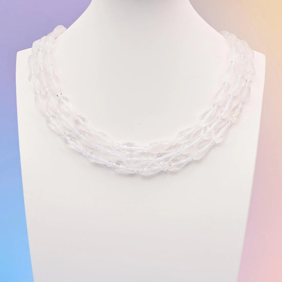 Clear Quartz faceted teardrop beads, 16x8mm, sold per 15.5 inch strand