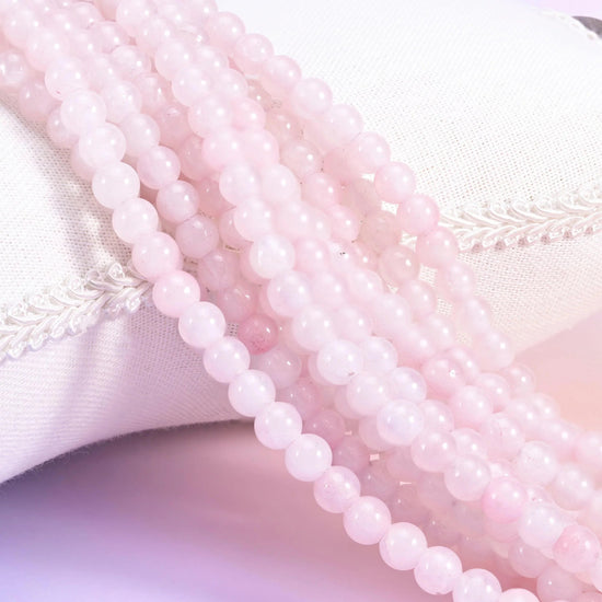 Rose Quartz Smooth Round Beads