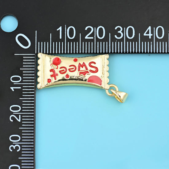 Brass, 18K Gold Filled, at 27.00 x 14.61mm