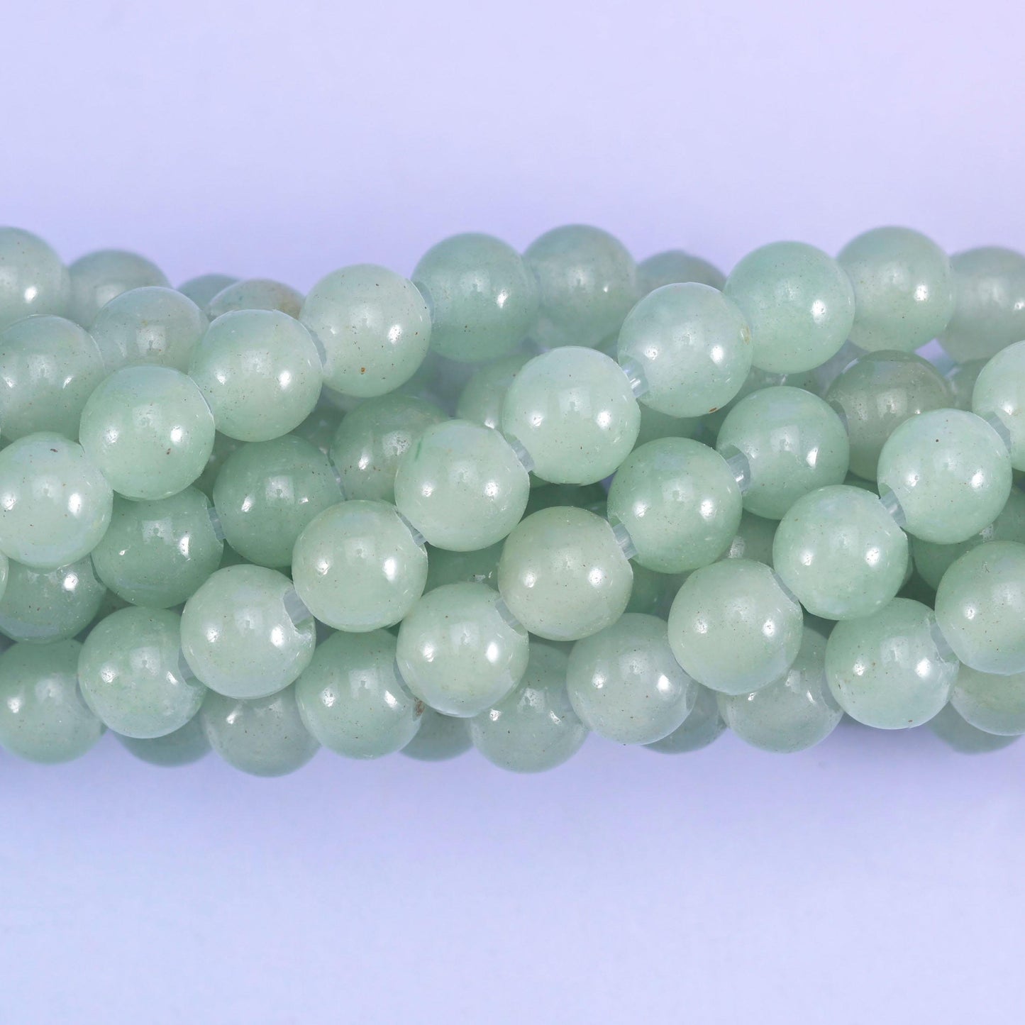 Green Aventurine Smooth Round Beads
