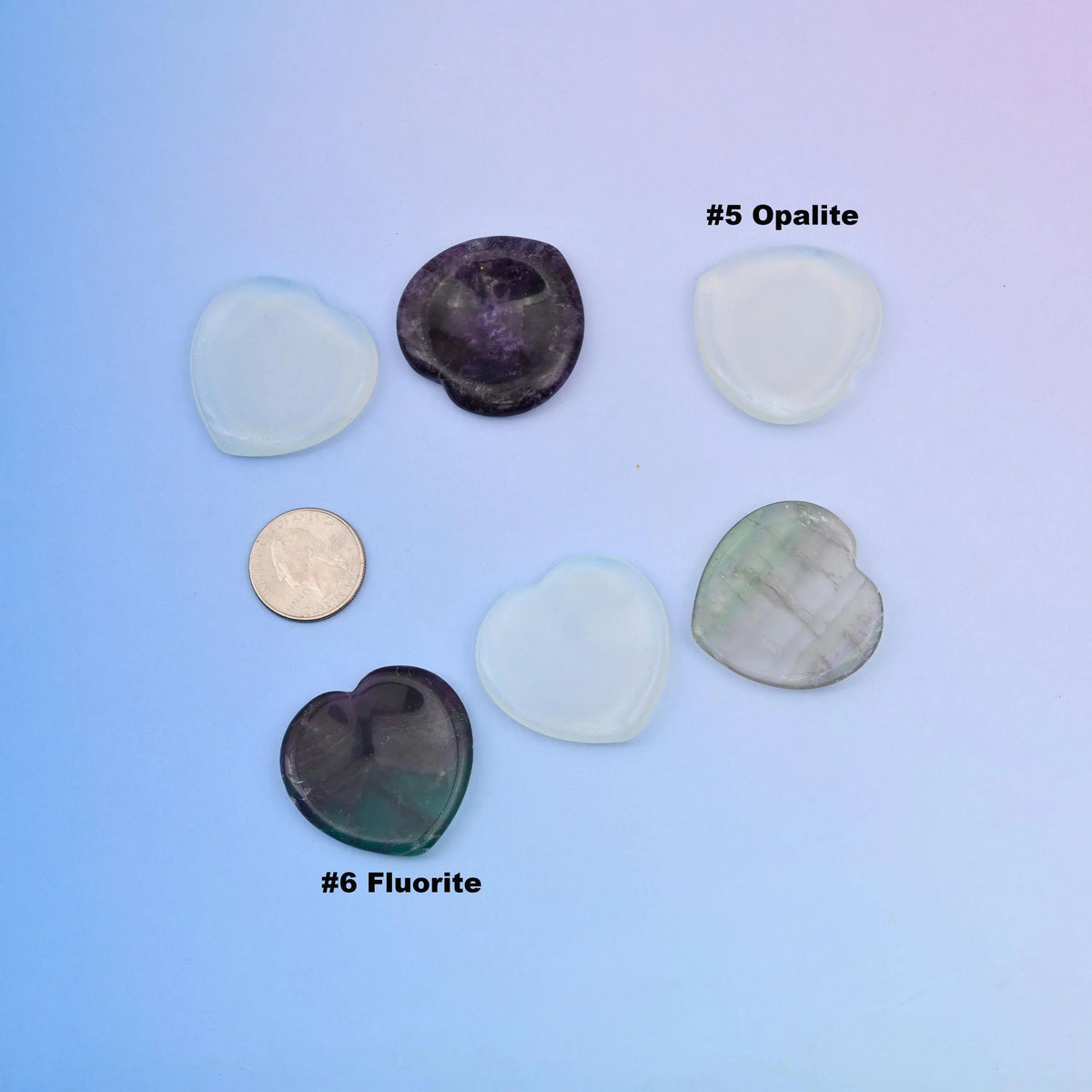 40mm heart worry stone, polished with a thumb indent