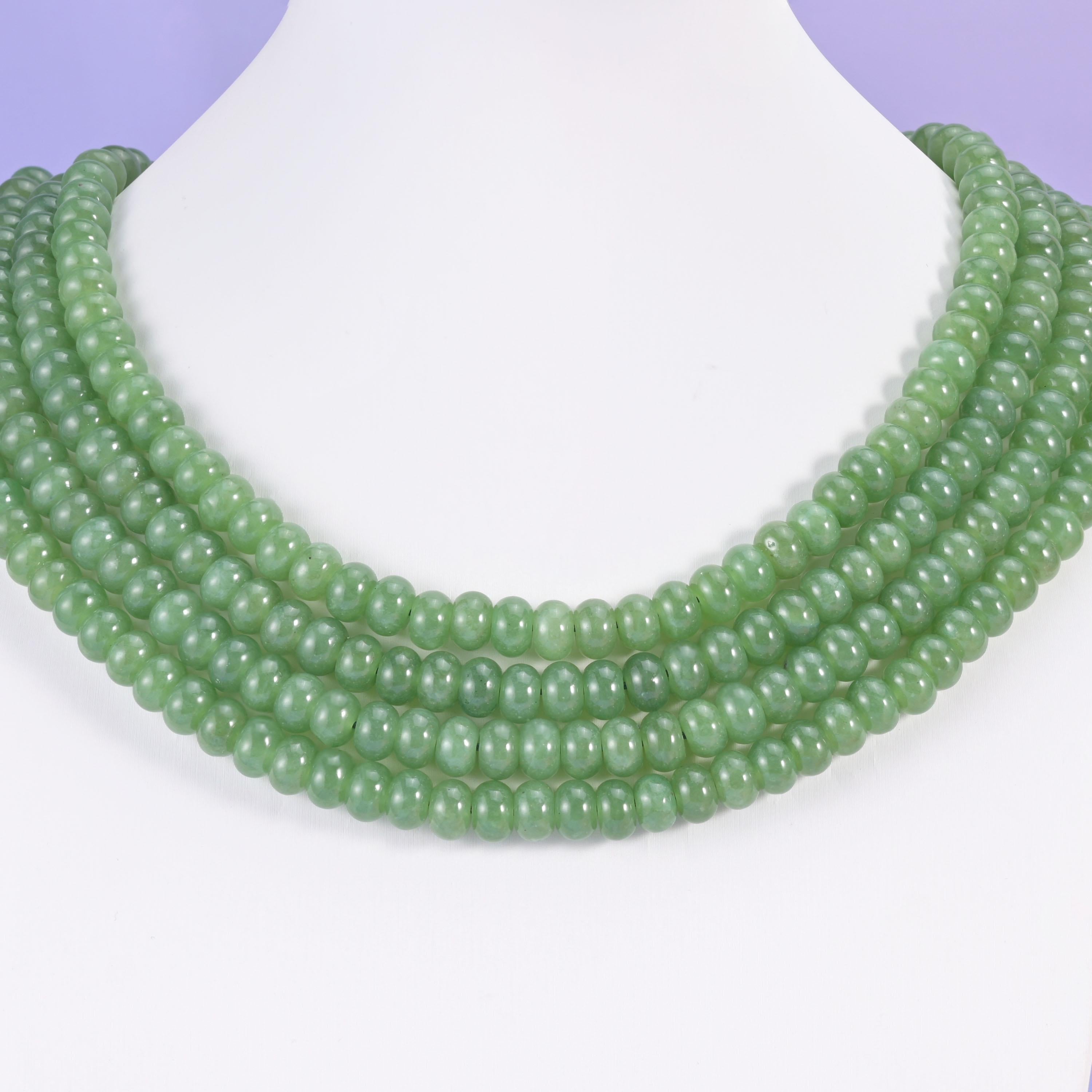 Dyed jade rondelle beads, smooth cut, 5x8mm