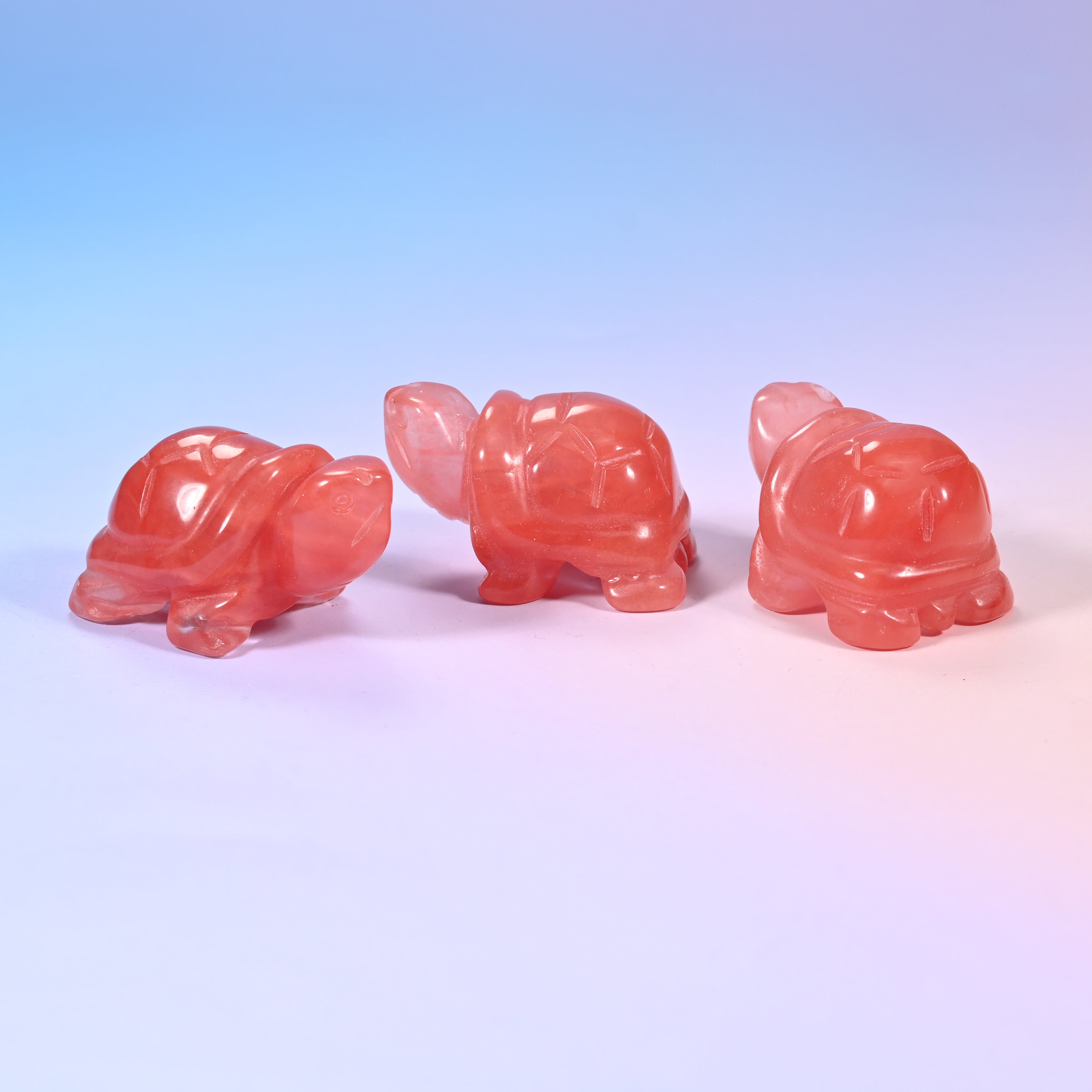 Turtle Crystal Figurines: 1.5 inch and 2.0 inch Size Available