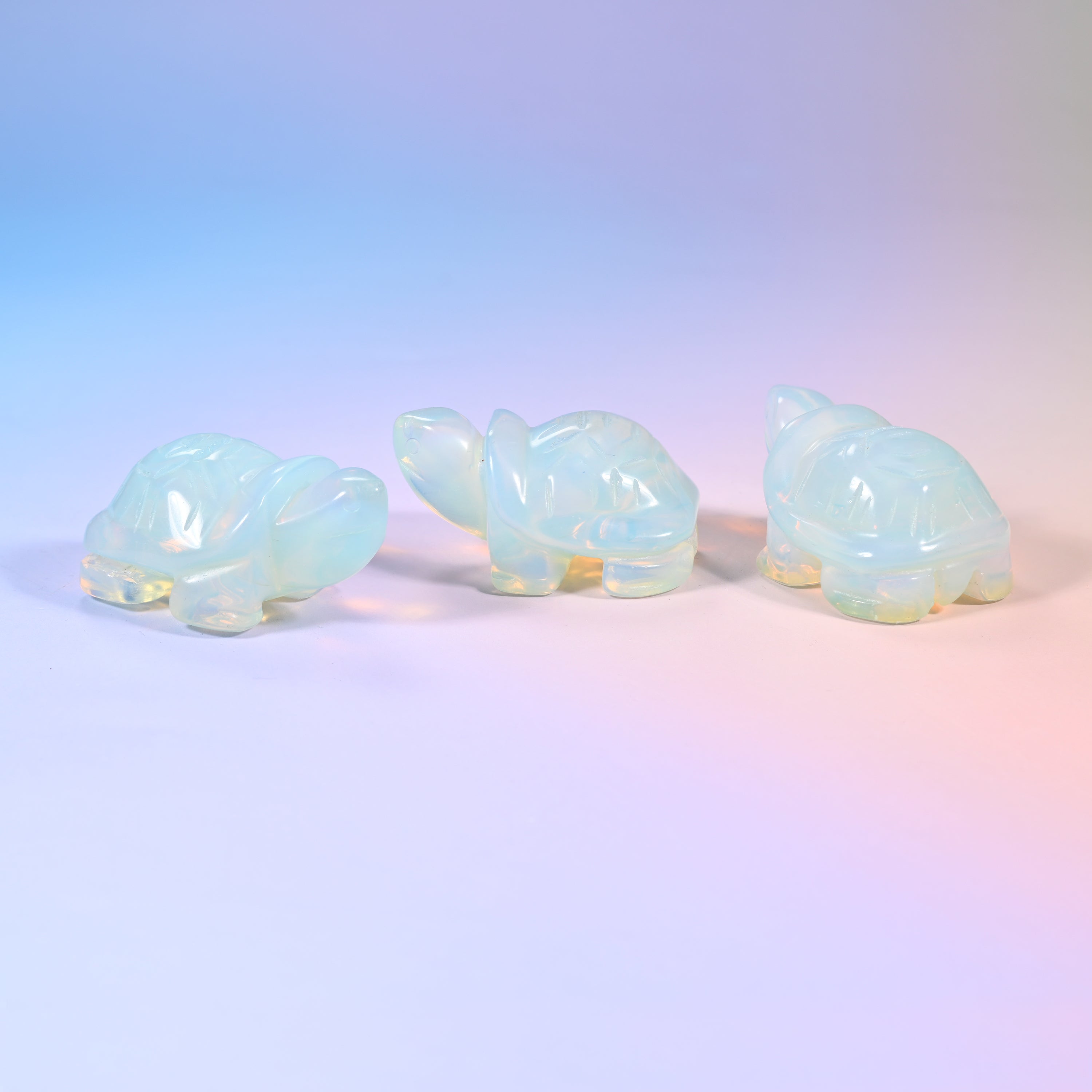 Turtle Crystal Figurines: 1.5 inch and 2.0 inch Size Available