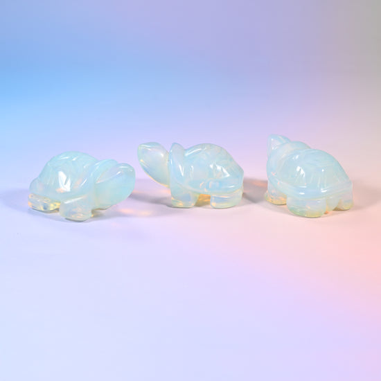 Turtle Crystal Figurines: 1.5 inch and 2.0 inch Size Available