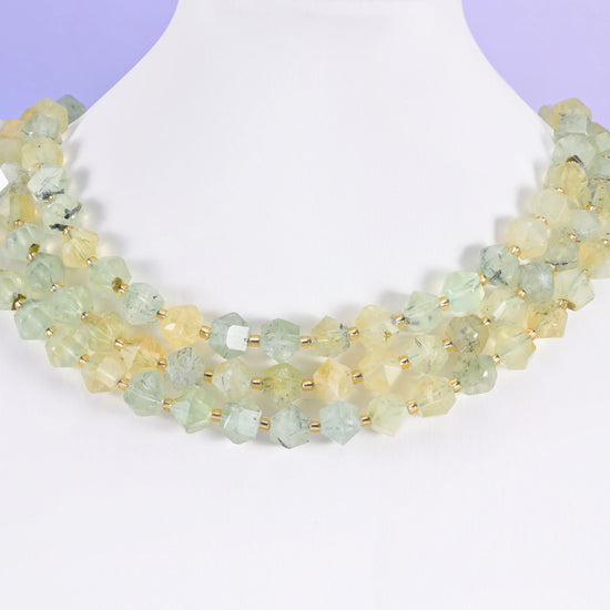 10mm Diamond Rhombus Faceted 8 Sides Beads - Jewelry Making - 15.5 Inches Strand Length - S3 - Mycrazycrystal