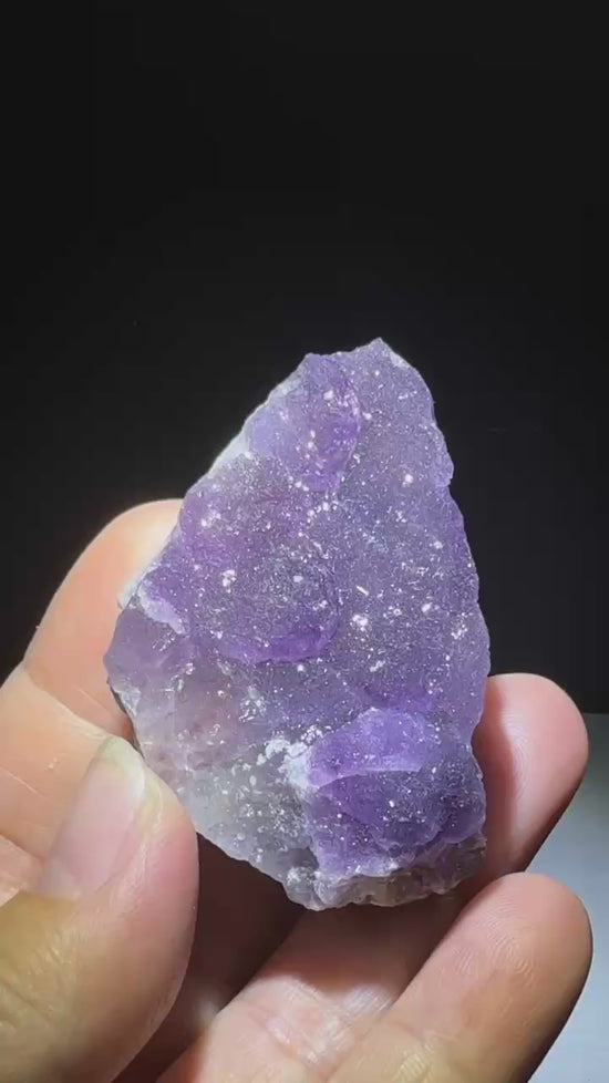 1.94 oz Purple Sugary Fluorite Mineral Specimen -3