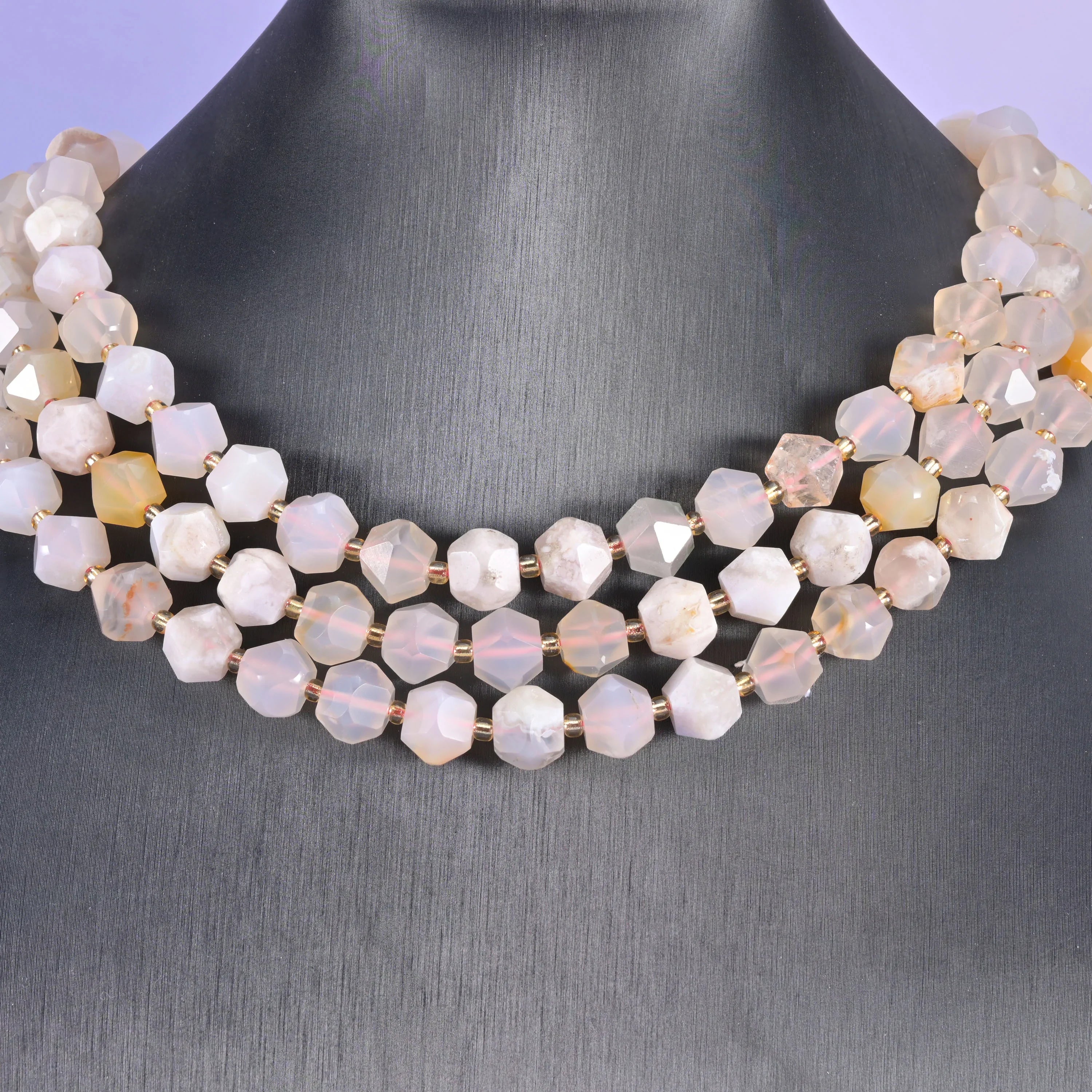 10mm Diamond Rhombus Faceted 8 Sides Beads - Jewelry Making - 15.5 Inches Strand Length - S3 - Mycrazycrystal