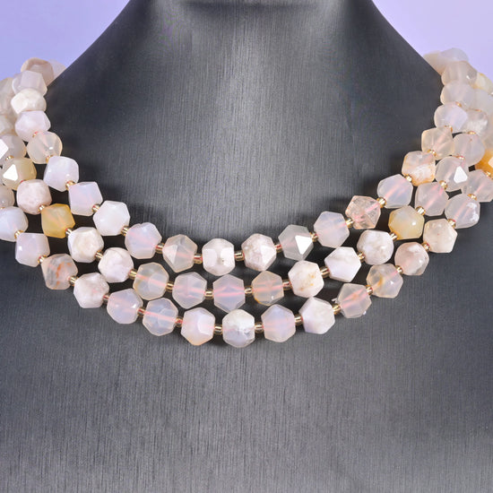 10mm Diamond Rhombus Faceted 8 Sides Beads - Jewelry Making - 15.5 Inches Strand Length - S3 - Mycrazycrystal