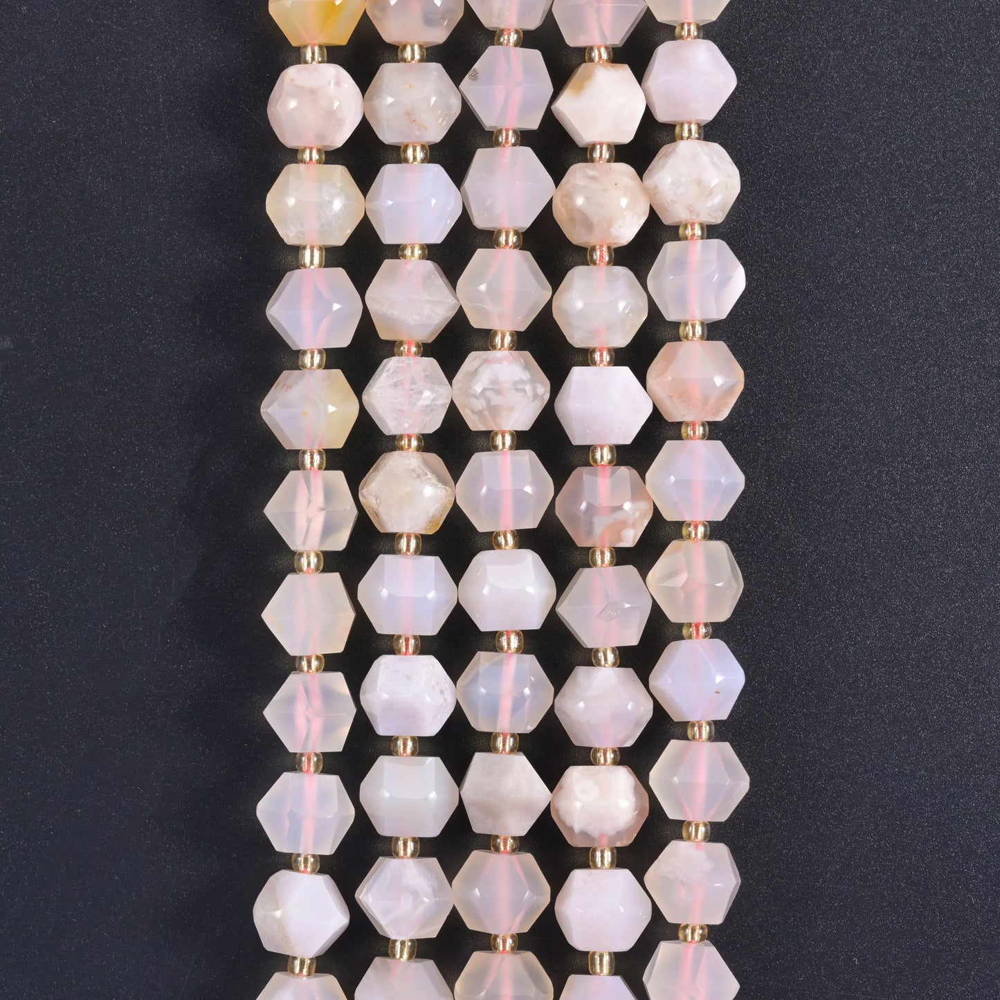 10mm Diamond Rhombus Faceted 8 Sides Beads - Jewelry Making - 15.5 Inches Strand Length - S3 - Mycrazycrystal