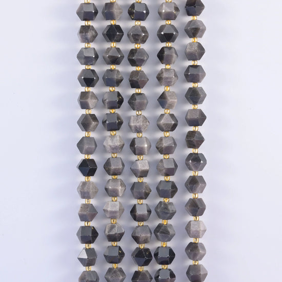 10mm Diamond Rhombus Faceted 8 Sides Beads - Jewelry Making - 15.5 Inches Strand Length - S3 - Mycrazycrystal