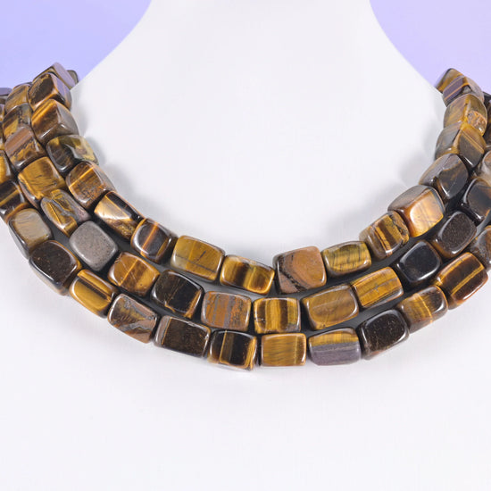 Natural Gemstone Irregular Rectangle Cube Nugget Beads, Size Vary from 9mm-14mm - Mycrazycrystal