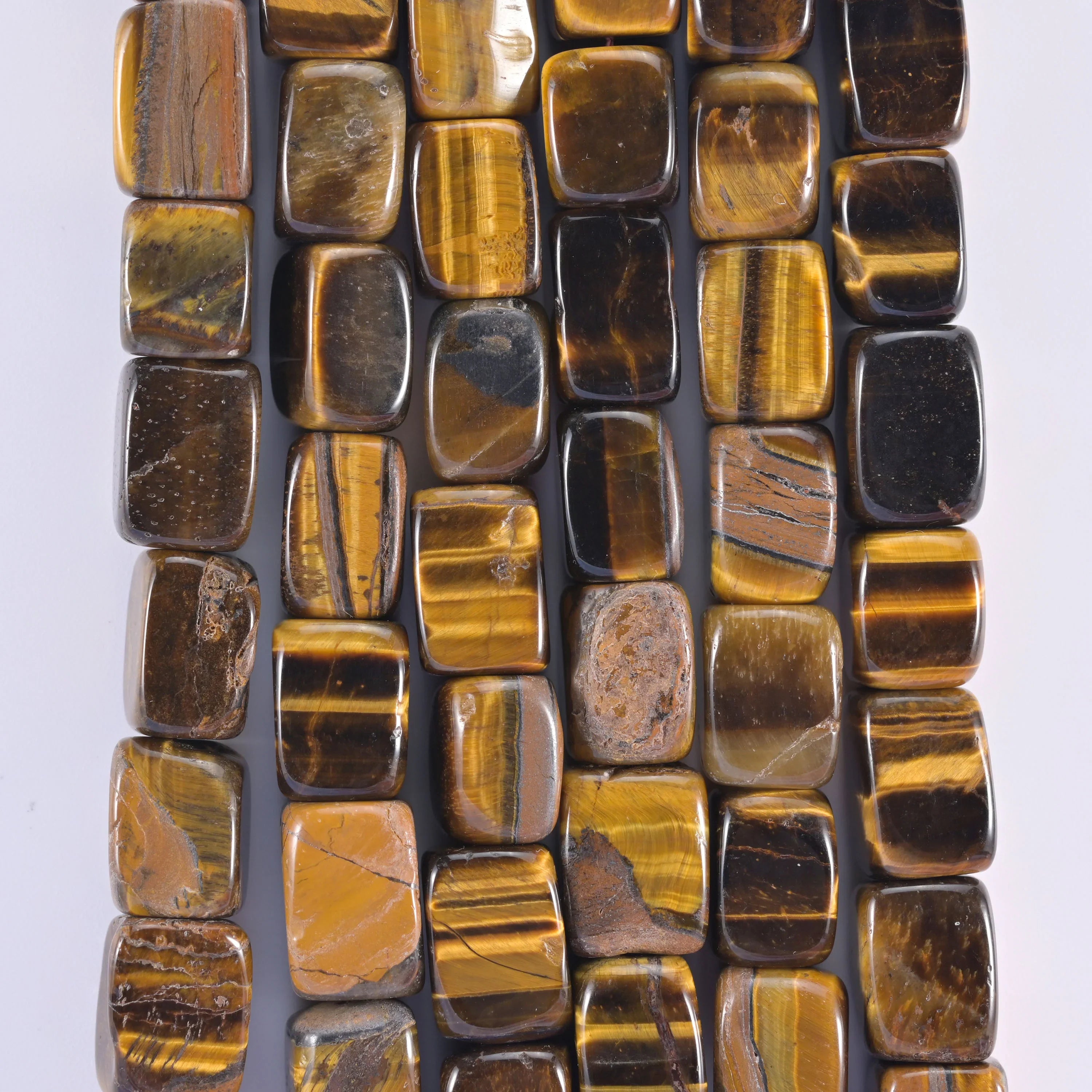 Natural Gemstone Irregular Rectangle Cube Nugget Beads, Size Vary from 9mm-14mm - Mycrazycrystal