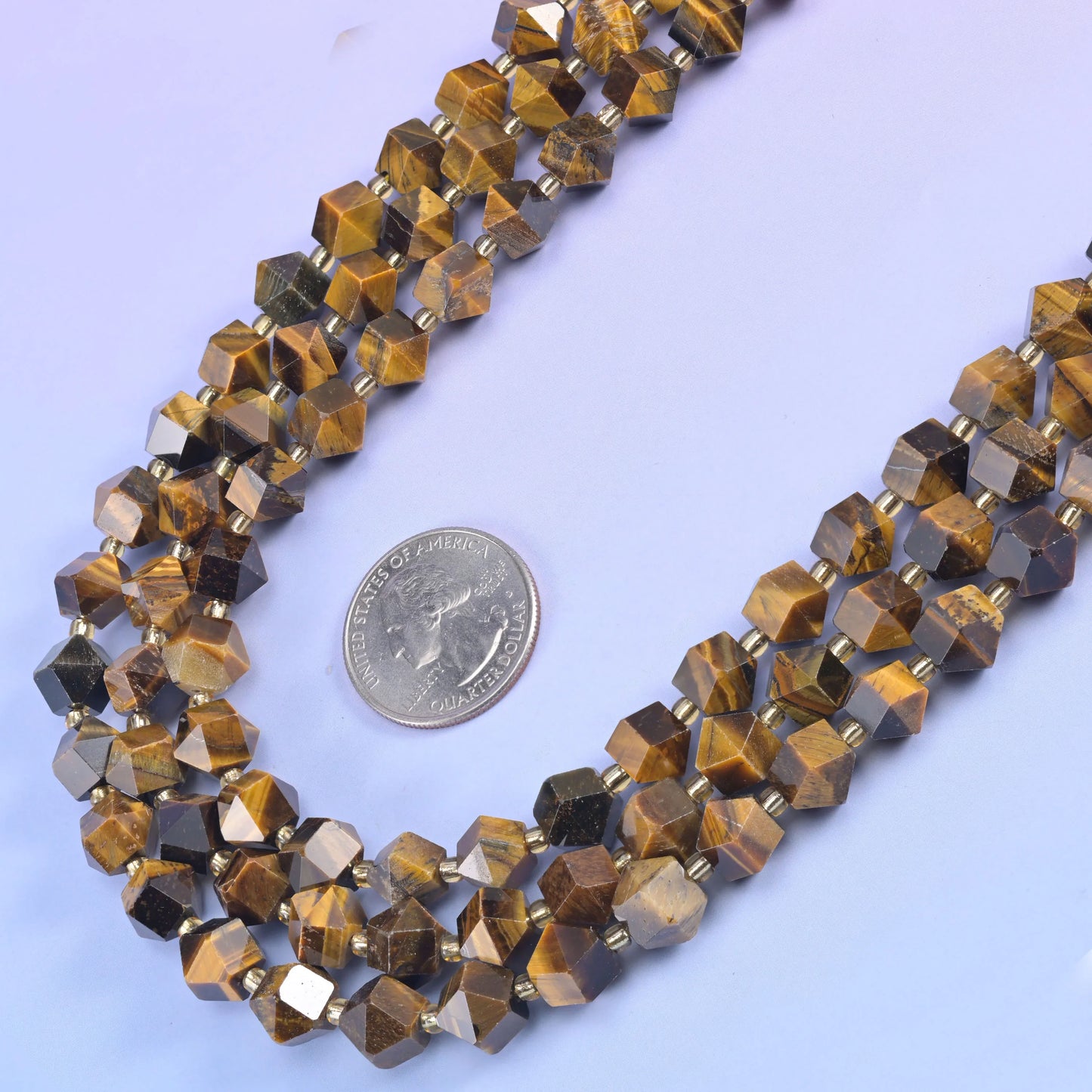 10mm Diamond Rhombus Faceted 8 Sides Beads - Jewelry Making - 15.5 Inches Strand Length - S5 - Mycrazycrystal