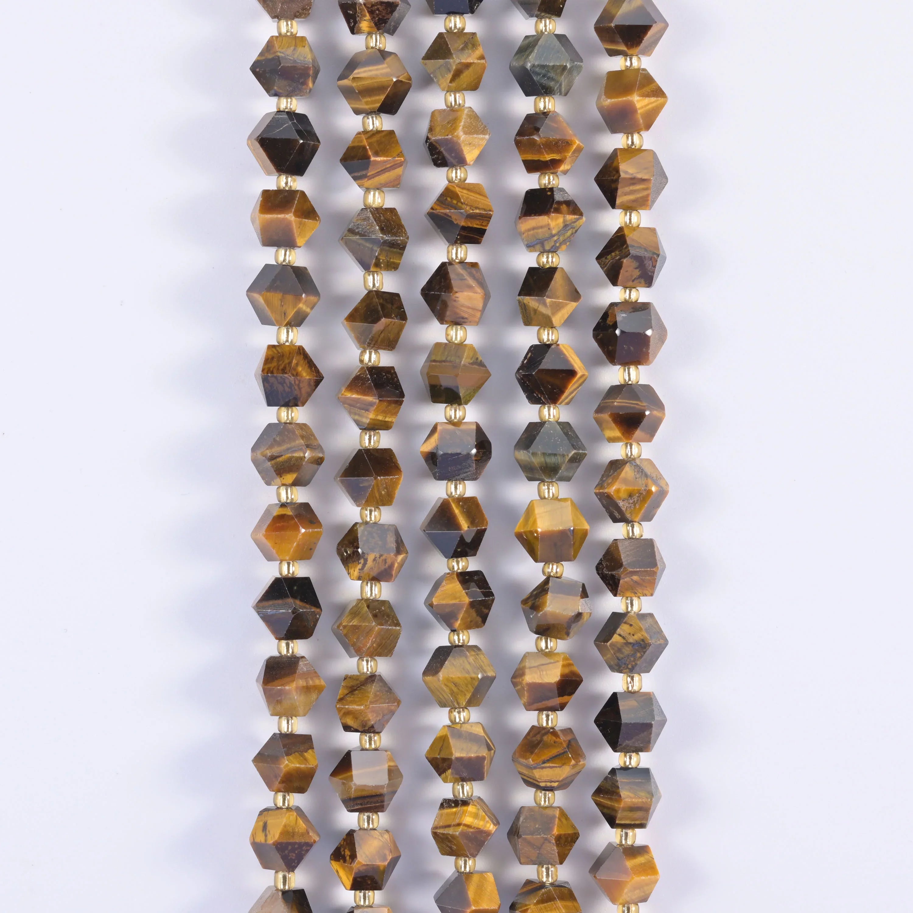 10mm Diamond Rhombus Faceted 8 Sides Beads - Jewelry Making - 15.5 Inches Strand Length - S5 - Mycrazycrystal