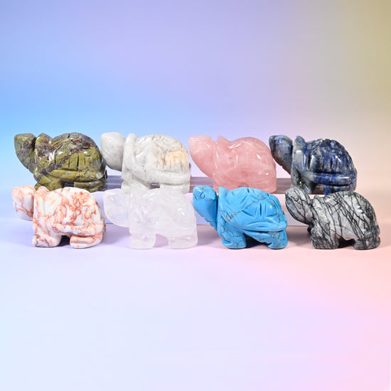 Turtle Crystal Figurines: 1.5 inch and 2.0 inch Size Available