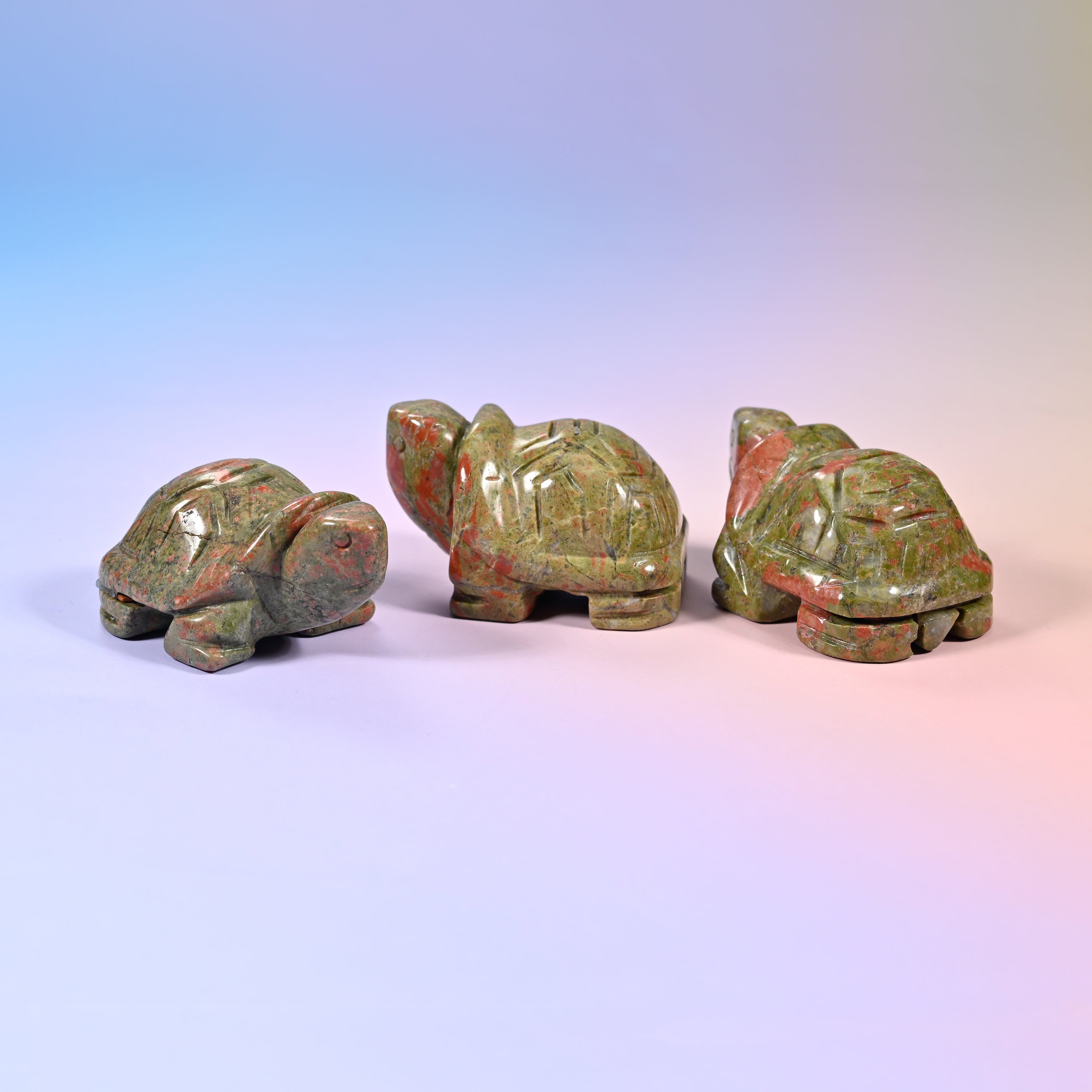 Turtle Crystal Figurines: 1.5 inch and 2.0 inch Size Available