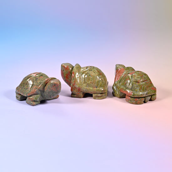 Turtle Crystal Figurines: 1.5 inch and 2.0 inch Size Available