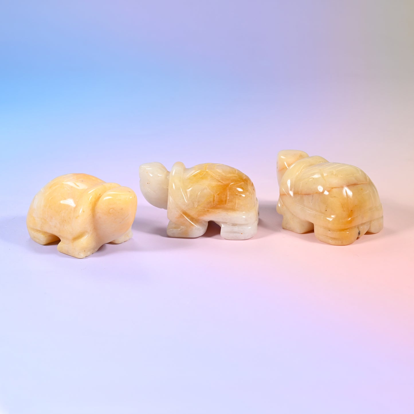 Turtle Crystal Figurines: 1.5 inch and 2.0 inch Size Available